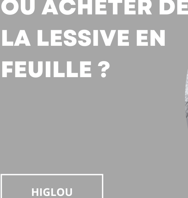 Où acheter de la lessive en feuille ?